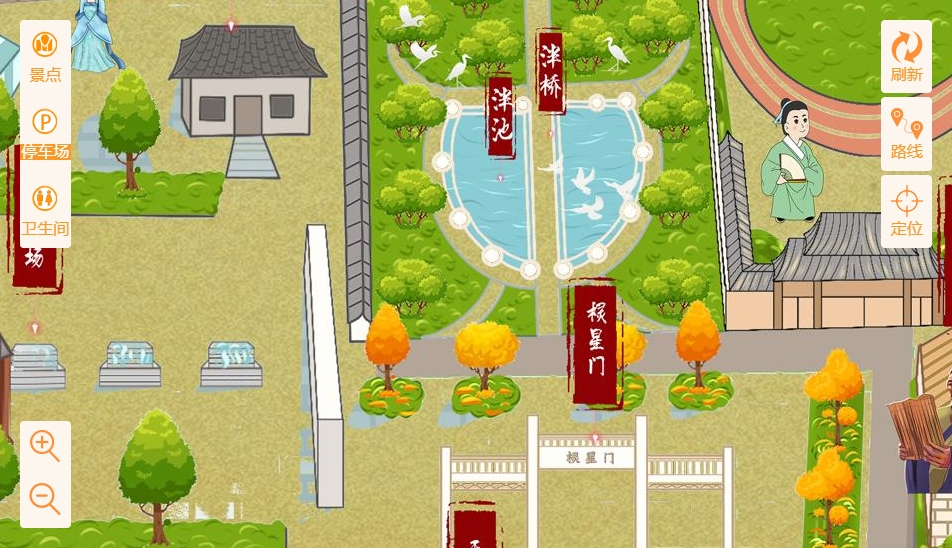 滴道手绘地图景区语音讲解导览系统：智慧景区建设的基石