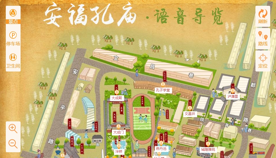 滴道手绘地图：智慧景区智能化服务的延伸